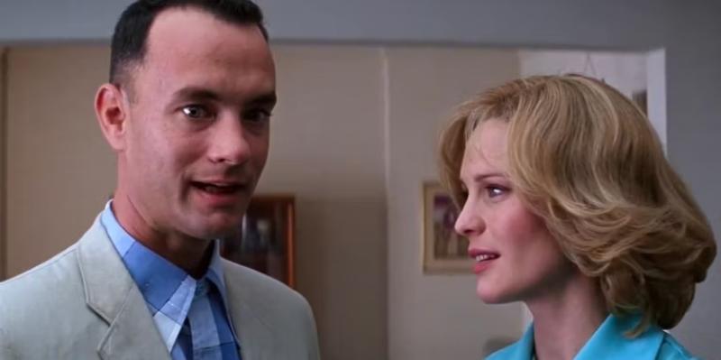 Tom Hanks and Robin Wright in Forrest Gump (1994)