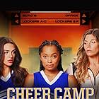 Andrea Bogart, Sydney Malakeh, and Mariah Robinson in Cheer Camp Killer (2020)