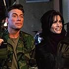 Jean-Claude Van Damme and Courteney Cox in Friends (1994)