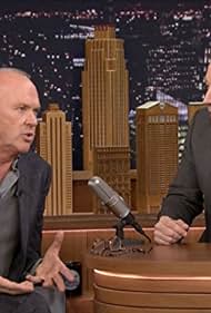 Michael Keaton and Jimmy Fallon in The Tonight Show Starring Jimmy Fallon (2014)