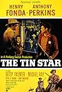 Henry Fonda, Anthony Perkins, Neville Brand, and Michel Ray in The Tin Star (1957)