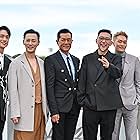 Louis Koo, Tony Wu, Raymond Lam, Chun-Him Lau, and German Cheung at an event for Twilight of the Warriors: Walled In (2024)