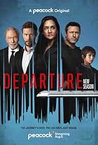 Christopher Plummer, Kris Holden-Ried, Jason O'Mara, and Archie Panjabi in Departure (2019)