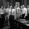 Henry Fonda, Jack Klugman, Ed Begley, Edward Binns, John Fiedler, E.G. Marshall, Joseph Sweeney, George Voskovec, Jack Warden, and Robert Webber in 12 Angry Men (1957)
