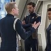 Wilson Cruz, Anthony Rapp, Sonequa Martin-Green, and Shazad Latif in Star Trek: Discovery (2017)