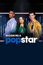 Joe Jonas, Becky G, and Sean Bankhead in Becoming A Popstar (2022)