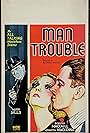 Dorothy Mackaill, Kenneth MacKenna, and Milton Sills in Man Trouble (1930)