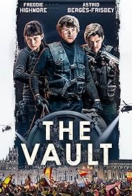 Freddie Highmore, Sam Riley, and Astrid Bergès-Frisbey in The Vault (2021)