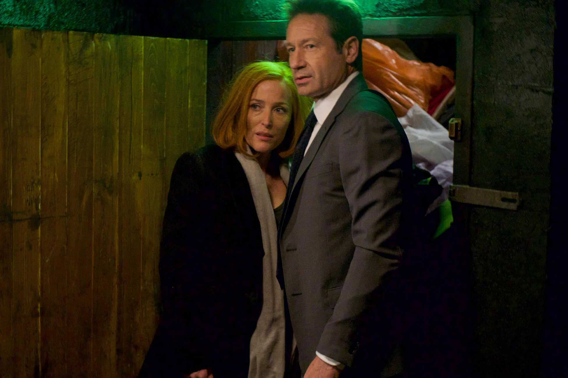 Gillian Anderson and David Duchovny in The X-Files (1993)