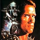 Arnold Schwarzenegger and Gus Rethwisch in The Running Man (1987)