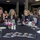 Film director Susan Scott talking to Catherine Meyburgh and Bonné de Bod at the MUSE Writers Guild Awards in South Africa, 12th March 2020