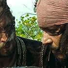Johnny Depp and Jack Davenport in Pirates of the Caribbean: Dead Man's Chest (2006)