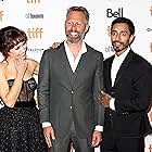 Riz Ahmed, Darius Marder, and Olivia Cooke at an event for Sound of Metal (2019)