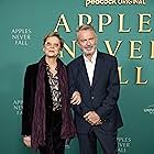 Sam Neill and Annette Bening at an event for Apples Never Fall (2024)