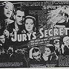 Jane Darwell, Larry J. Blake, Nan Grey, Leonard Mudie, Kent Taylor, and Fay Wray in The Jury's Secret (1938)