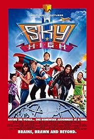 Kelly Preston, Kurt Russell, Michael Angarano, Mary Elizabeth Winstead, Danielle Panabaker, Steven Strait, and Kelly Vitz in Sky High (2005)