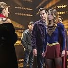 Harley Quinn Smith, Dichen Lachman, Melissa Benoist, and Chris Wood in Supergirl (2015)