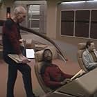 Brent Spiner, LeVar Burton, and Patrick Stewart in Star Trek: The Next Generation (1987)