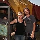 Rebekah and Josh Weigel on The Butterfly Circus set