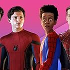 Tobey Maguire, Andrew Garfield, Tom Holland, and Shameik Moore in What to Watch (2020)