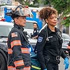 Rob Lowe and Gina Torres in 9-1-1: Lone Star (2020)
