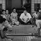 Toshirô Mifune, Kyôko Aoyama, Minoru Chiaki, Eiko Miyoshi, Akemi Negishi, Yutaka Sada, Noriko Sengoku, Masao Shimizu, Haruko Tôgô, Kichijirô Ueda, and Saoko Yonemura in I Live in Fear (1955)