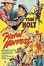Joan Dixon, Tim Holt, Mauritz Hugo, and Richard Martin in Pistol Harvest (1951)