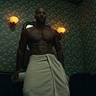 Ricky whittle as Shadow Moon in American Gods
