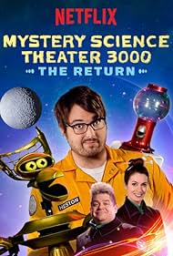 Patton Oswalt, Felicia Day, Baron Vaughn, Jonah Ray, and Hampton Yount in Mystery Science Theater 3000 (2017)