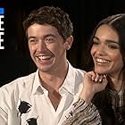 Rachel Zegler and Tom Blyth in The Hunger Games: The Ballad of Songbirds & Snakes Cast Interview (2023)