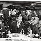 Leslie Howard, Cesar Romero, William Gargan, and Phillip Reed in British Agent (1934)