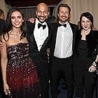 Elle Key, Keegan-Michael Key, Glen Powell, and Nina Dobrev at an event for 2020 Golden Globe Awards (2020)