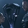 Pablo Schreiber and Olive Gray in Halo (2022)