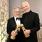 Steven Spielberg and Martin McDonagh at an event for The Banshees of Inisherin (2022)