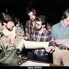 George Lucas, Joe Johnston, John Dykstra, and Richard Edlund in Star Wars: Episode IV - A New Hope (1977)
