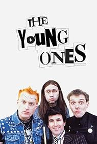 Adrian Edmondson, Rik Mayall, Nigel Planer, and Christopher Ryan in The Young Ones (1982)