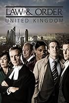 Jamie Bamber, Ben Daniels, Robert Glenister, Bill Paterson, Bradley Walsh, Harriet Walter, and Freema Agyeman in Law & Order: UK (2009)