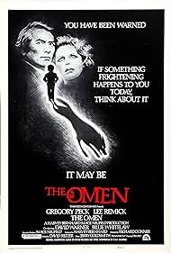 Gregory Peck, Lee Remick, and Harvey Stephens in The Omen (1976)
