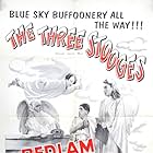 Moe Howard, Larry Fine, Vernon Dent, Shemp Howard, Sylvia Lewis, and Philip Van Zandt in Bedlam in Paradise (1955)