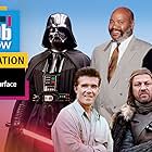 Sean Bean, James Earl Jones, David Prowse, Alan Thicke, James Avery, and Bryan Cranston in "The IMDb Show" On Location: Best TV & Movie Dads (2019)