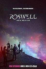 Nathan Parsons, Amber Midthunder, Michael Trevino, Heather Hemmens, Tyler Blackburn, Jeanine Mason, Michael Vlamis, and Lily Cowles in Roswell, New Mexico (2019)