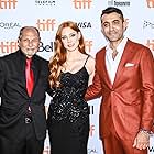 Ismael Kanater, Jessica Chastain, and Mourad Zaoui at an event for The Forgiven (2021)