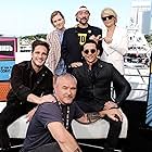 Linda Hamilton, Kevin Smith, Diego Boneta, Tim Miller, Gabriel Luna, and Mackenzie Davis at an event for IMDb at San Diego Comic-Con (2016)