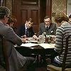 Paul Eddington, Derek Fowlds, Margo Johns, Anne Maxwell, and John Pennington in Yes Minister (1980)