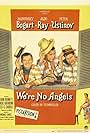 Humphrey Bogart, Joan Bennett, Peter Ustinov, and Aldo Ray in We're No Angels (1955)