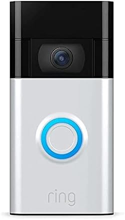 جهاز Video Doorbell(2nd Gen.) من Ring- كاميرا مراقبة وجرس باب تعمل ببطارية قابلة لإعادة الشحن متصلة بالواي-فاي