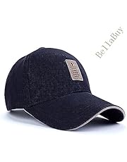 قبعة بيسبول رياضية من الجولف Snapback في الهواء الطلق قبعات سادة بسيطة، للجنسين، ازرق، قياس واحد