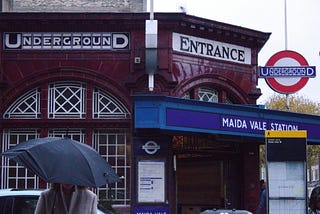 Photo of Maida Vale tube station in London