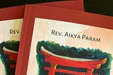 Rev. Aikya’s New Book