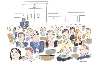 Drawing Day 18 At The Trump Trial